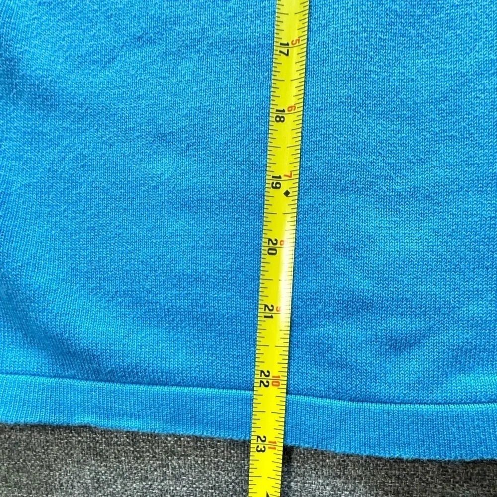 Lilly Pulitzer Women’s cotton turquoise knit sleeveless cropped tank top XL